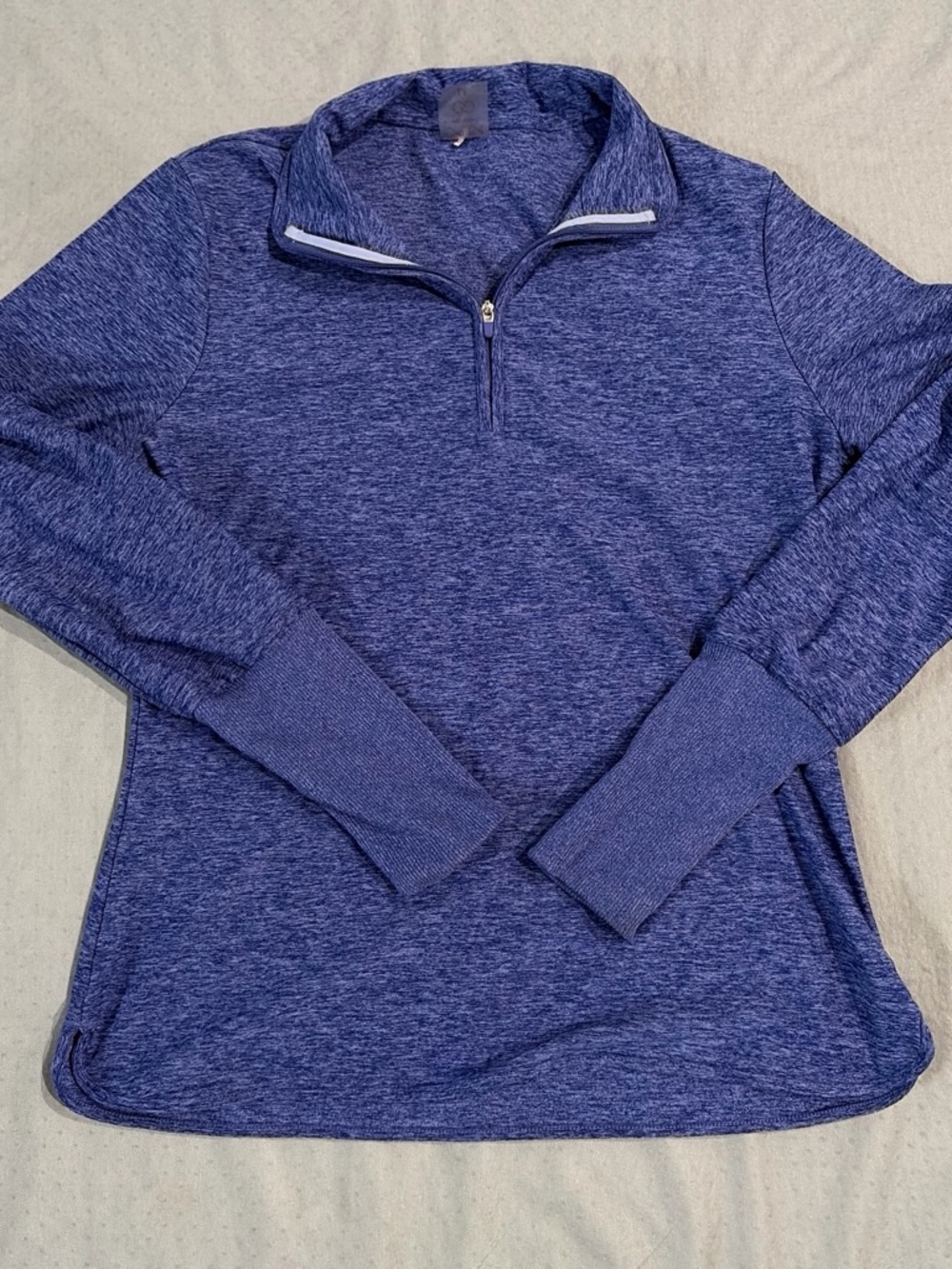 CALIA by Carrie Underwood Navy Heather Half-Zip Pullover